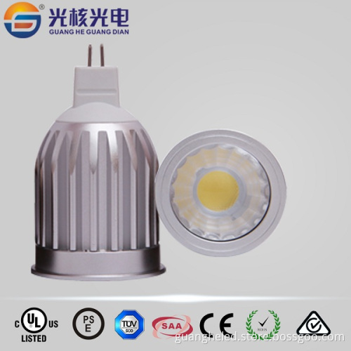 9W COB LED Spotlight CE/rohs/SAA Silver/Black MR16 (GHSP-MR9W-N)